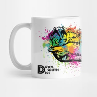 T. Rex Skull Abstract Mug